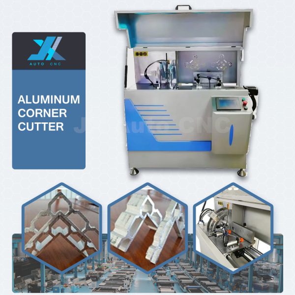 Aluminum window profile door frame corner crimping machine 2