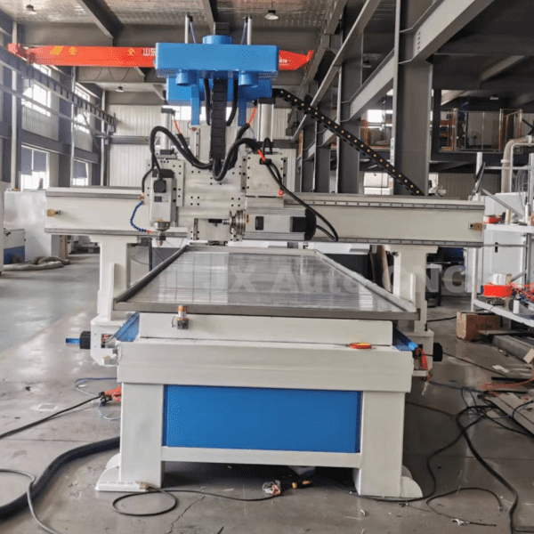 JX1325 CNC Router spindle with Rotary circle Saw Cutting Head (3)