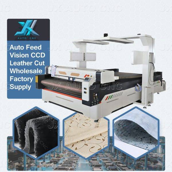 auto feeding leather fabric cloth co2 laser cutting cutter machine (1)