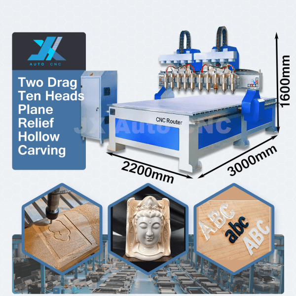 jx 2055 multi heads cnc wood carving machine 4